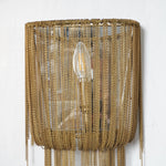 Clutch Modern Alee Large Sconce Staggered Draped Chain, Pair of