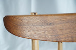 Rare George & Mira Nakashima Burl Slab Arm Lounge Chair, Signed & Dated