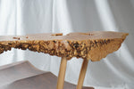 Rare George & Mira Nakashima Burl Slab Arm Lounge Chair, Signed & Dated