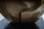 Modernist Abstract Solid Brass Sculpture by Mary Cherney