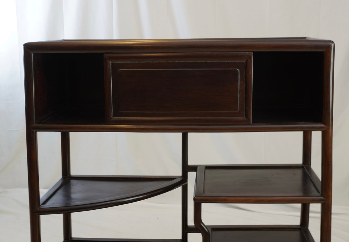 Vintage Japanese Hardwood Cha Tansu - Tea Chest