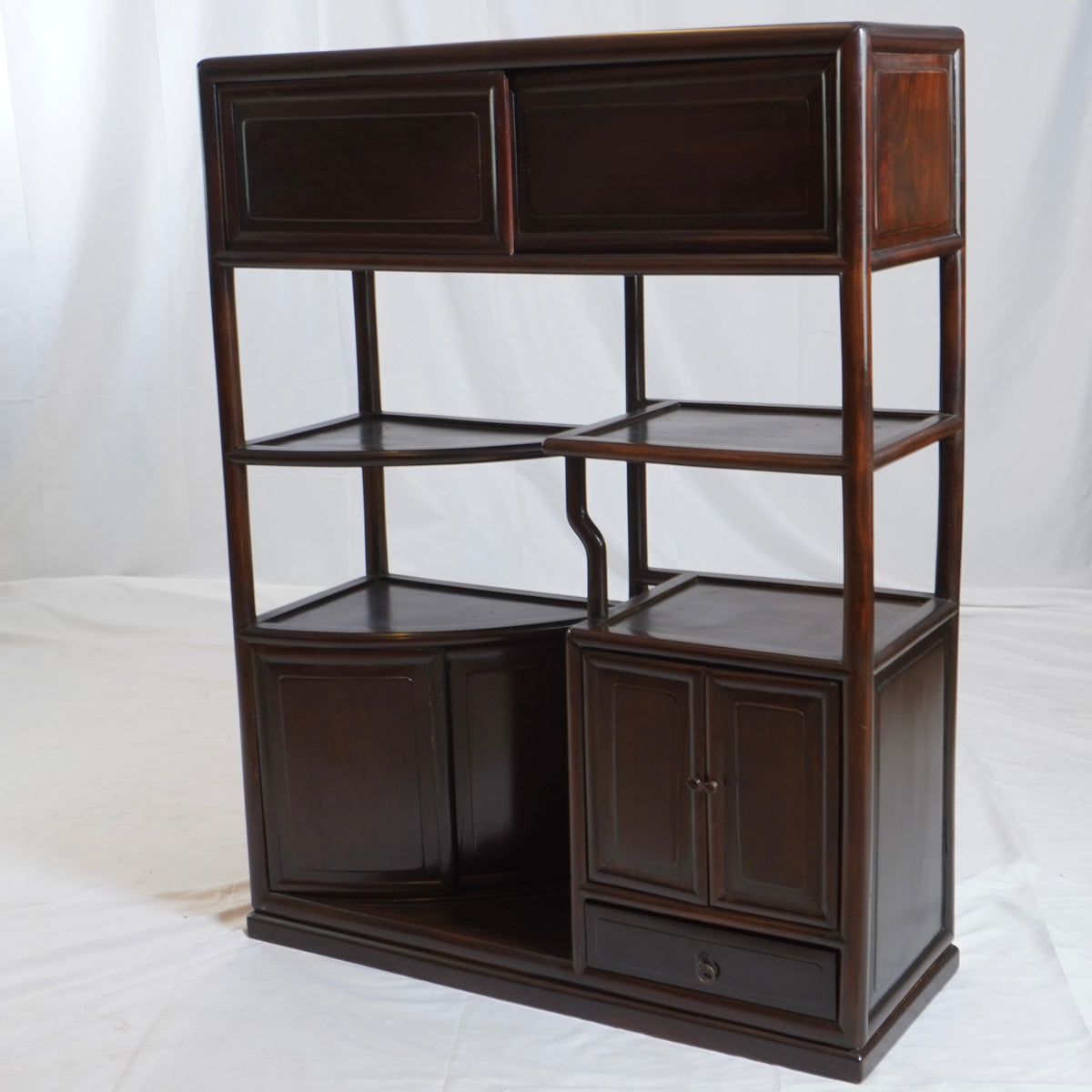 Vintage Japanese Hardwood Cha Tansu - Tea Chest
