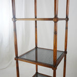 Baker Furniture Cane Étagère Bookcase