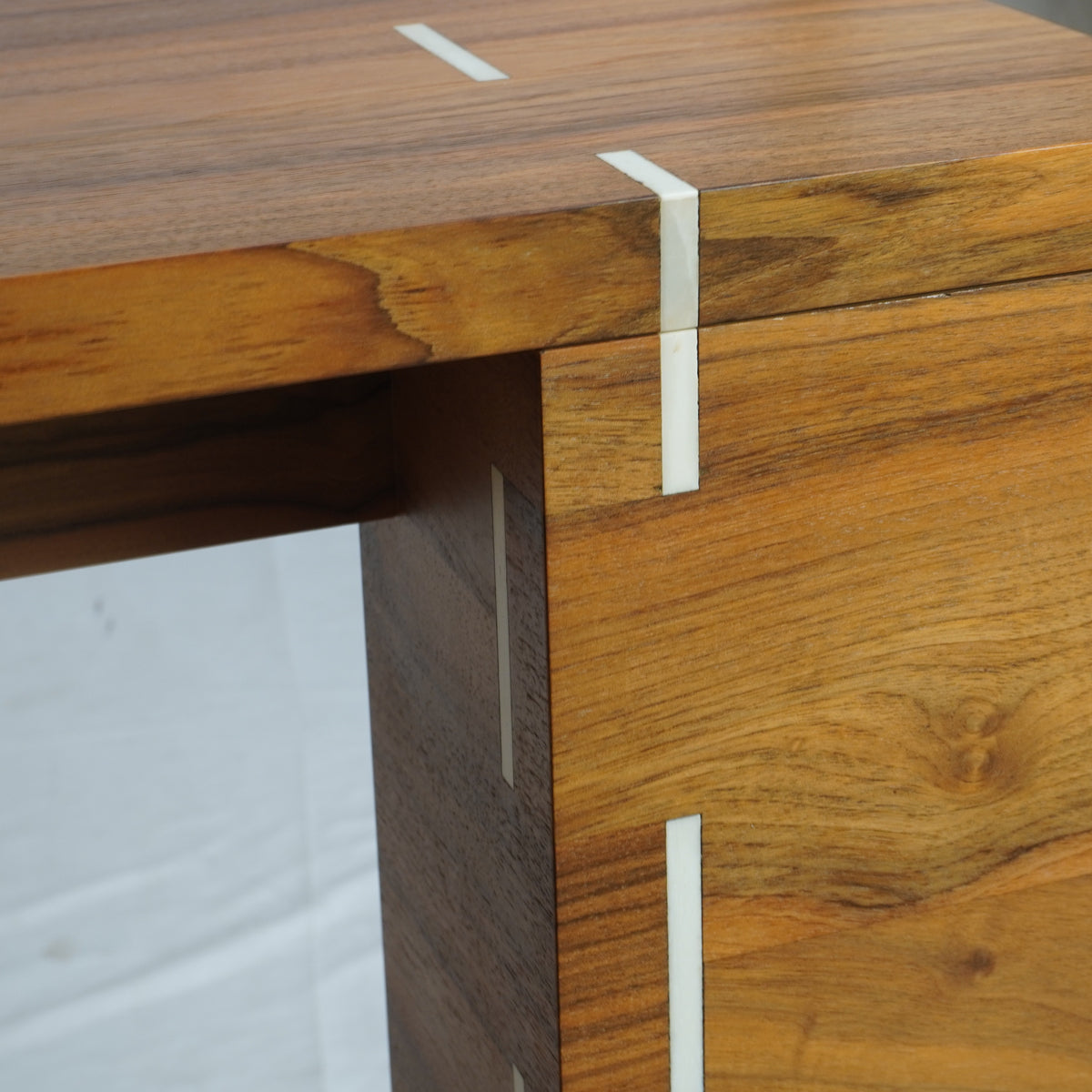 Modern Rosewood Dining Table with Inlay