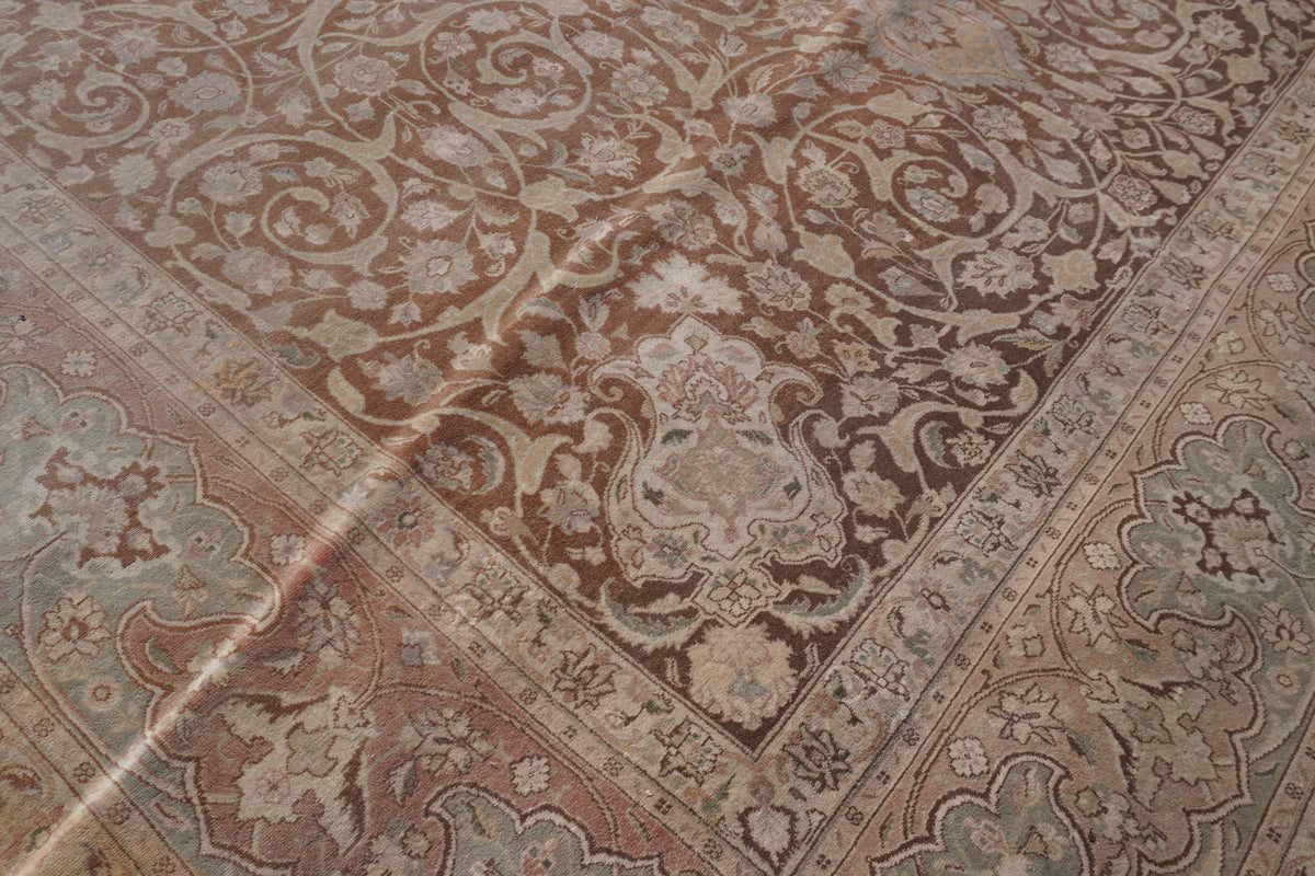 Vintage Handwoven Persian Mahal Style Area Rug Carpet (11ft 3 in x 5 ft 8 in)