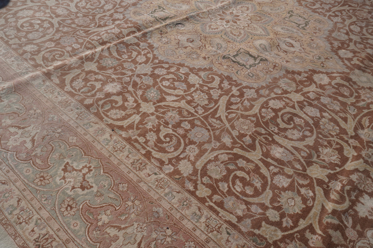Vintage Handwoven Persian Mahal Style Area Rug Carpet (11ft 3 in x 5 ft 8 in)