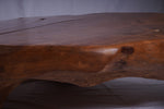 Vintage Large Solid Teak Live Edge Coffee Table