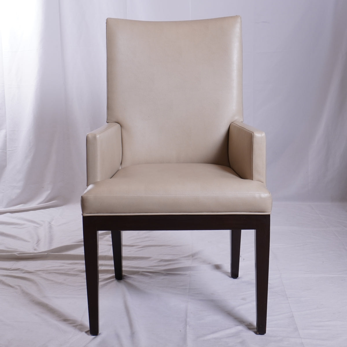 A. Rudin Chairs with Holly Hunt Faux Leather, Set of 6
