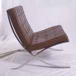 1950s Knoll Barcelona Chairs Designed by Ludwig Mies van der Rohe from the GM Tech Center MI, Pair of