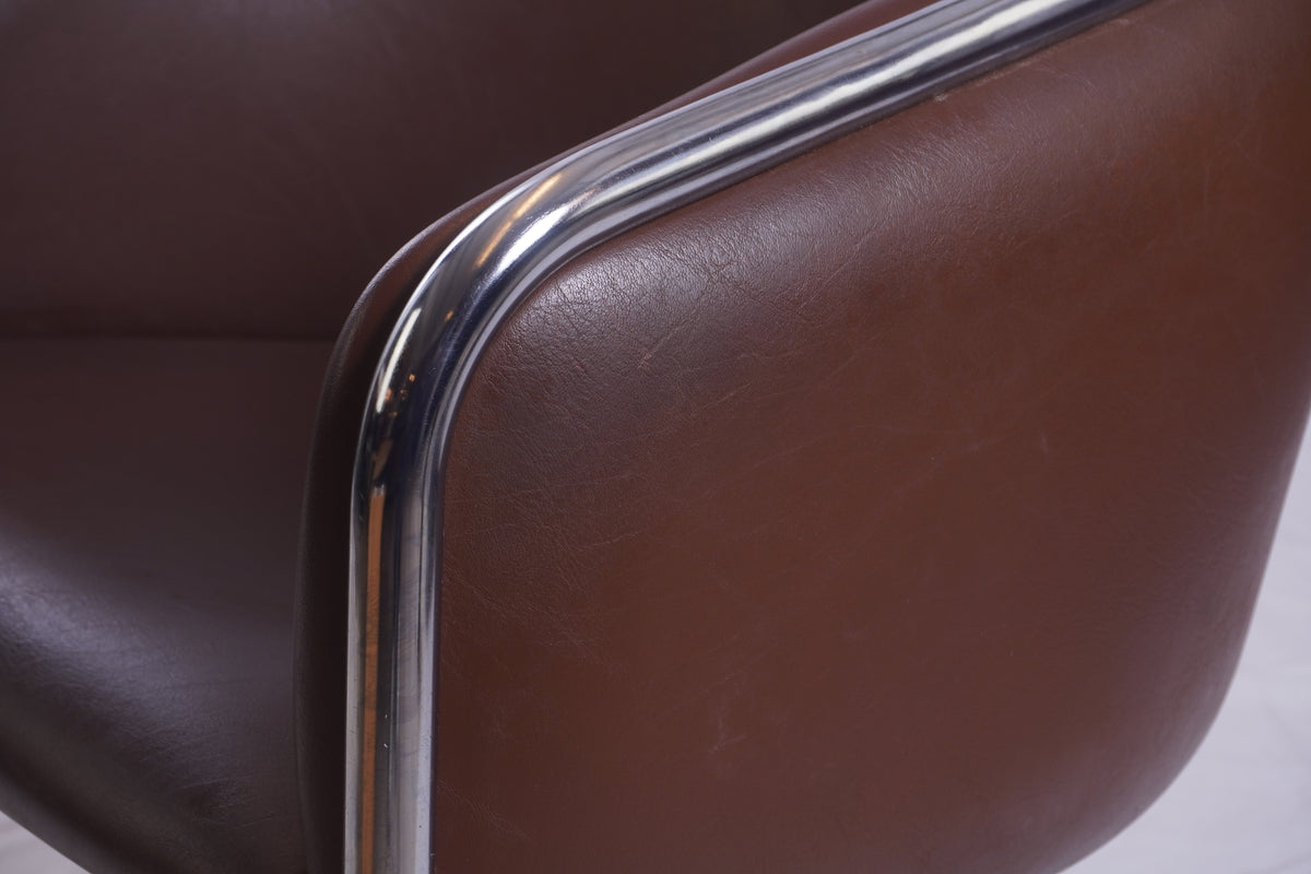 JOAN BURGASSER ANTON LORENZ FOR THONET CLUB TUB LOUNGE CHAIR