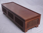 Moursharaby Syrian Style Hand Carved Custom Bench from Morocco
