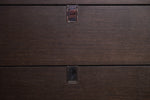 Italian Potocco Wood Sideboard with Zebra Wood Top