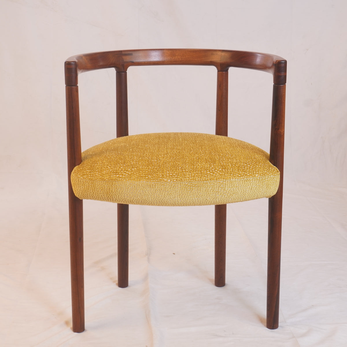 Rare Rosewood Model 195 Dining Chairs by Ole Gjerlov-Knudsen & Torben Lind for France & Son C1960, Set of 4
