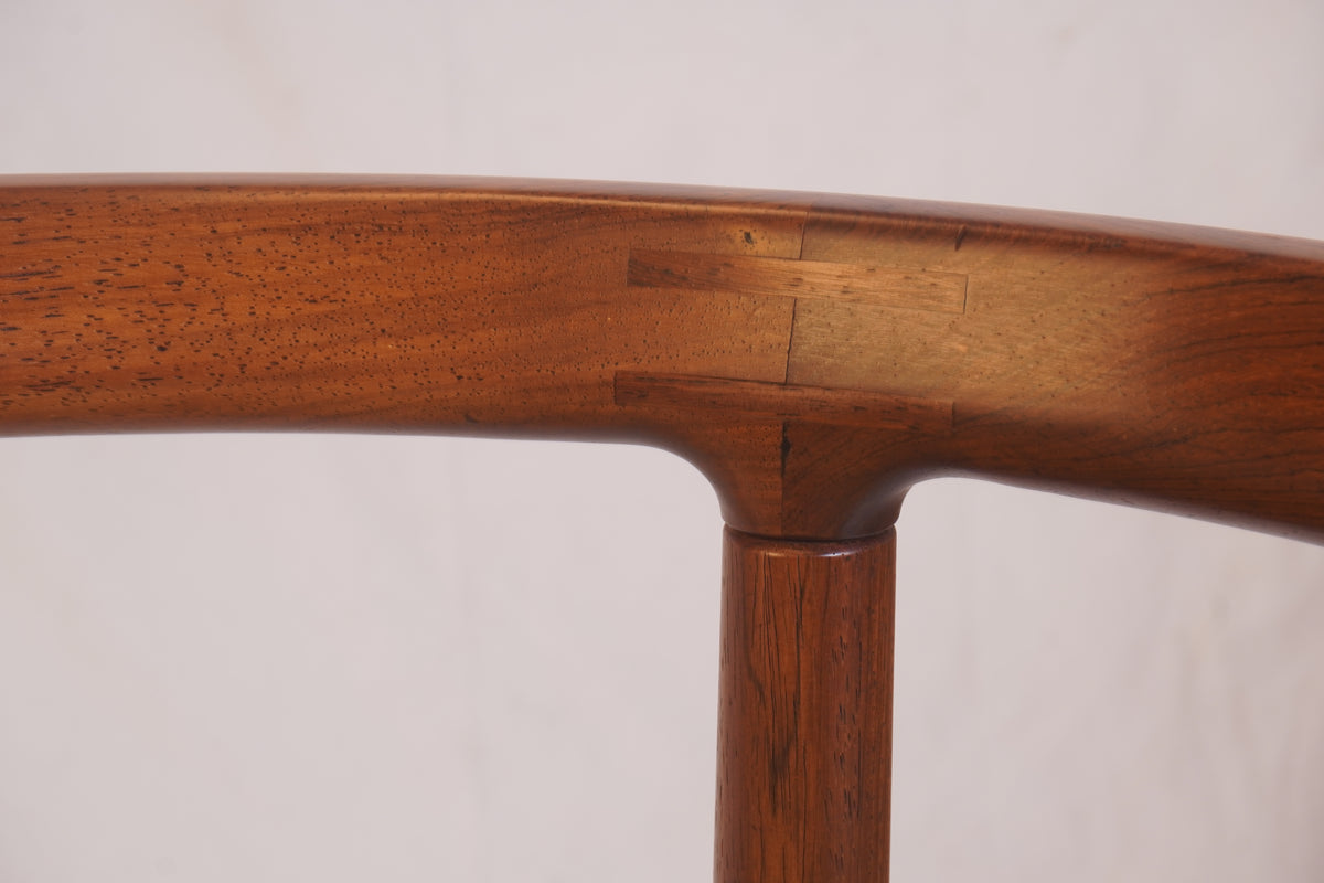 Rare Rosewood Model 195 Dining Chairs by Ole Gjerlov-Knudsen & Torben Lind for France & Son C1960, Set of 4