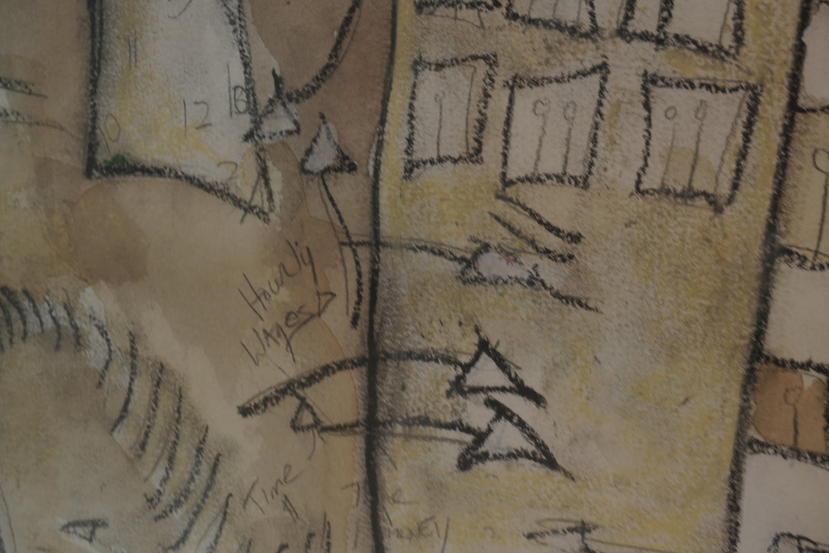 Lindsey Nobel Mixed Media Artwork 1997