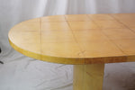 Karl Springer MCM Lacquered Goatskin Dining, Conference Table  C1970s