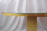 Karl Springer MCM Lacquered Goatskin Dining, Conference Table  C1970s