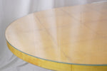 Karl Springer MCM Lacquered Goatskin Dining, Conference Table  C1970s