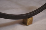 Arteriors Felice Iron Brass Alpaca Bench