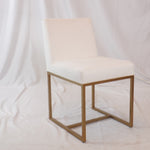 Restoration Hardware Emery Fabric Dining Side Chairs, Pair of