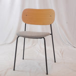 Audo Copenhagen Co Dining Stackable Chair Upholstered Seat  (formerly Menu), Set of 6