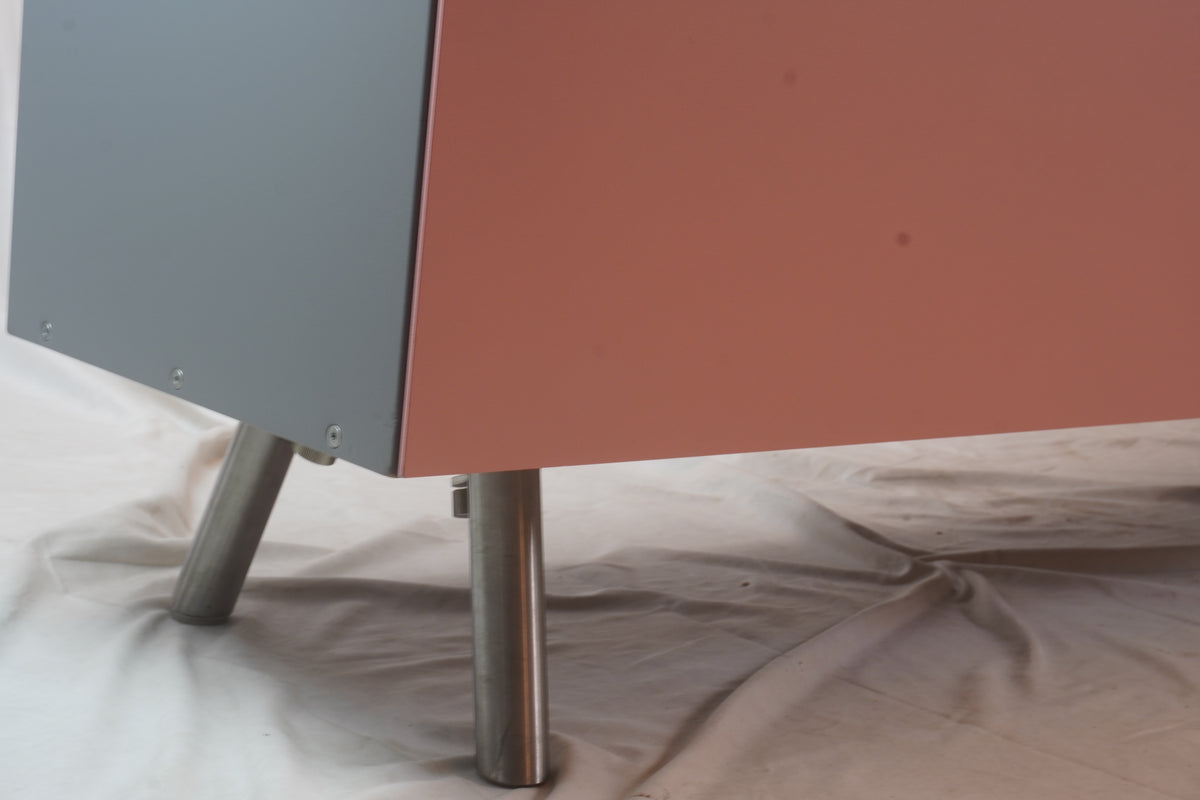 Vitra Kast Cabinet Sideboard in Pink and Dark Green by Maarten van Severen