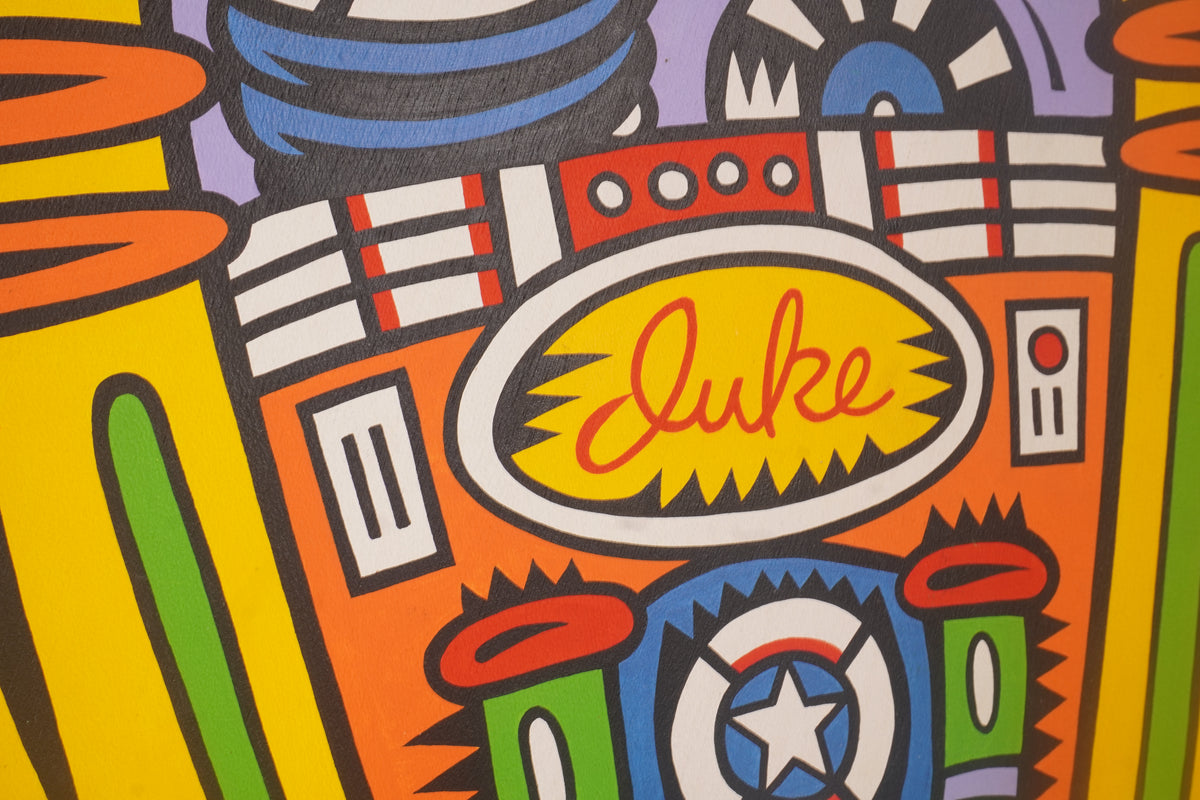 Burton Morris Juke Box Pop Artwork, 1999