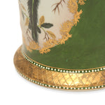 Dominie's Hand Painted Porcelain Cache Pots Vases, Pair