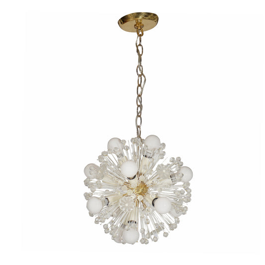 Emil Stejnar Snowflake Sputnik Chandelier Rupert Nikoll, 1960