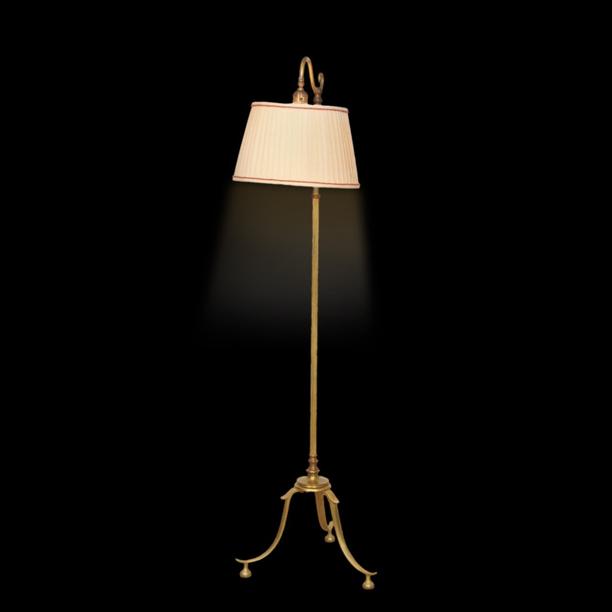 French Style Brass Floor Lamp