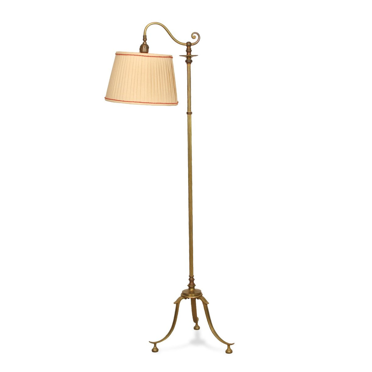 French Style Brass Floor Lamp