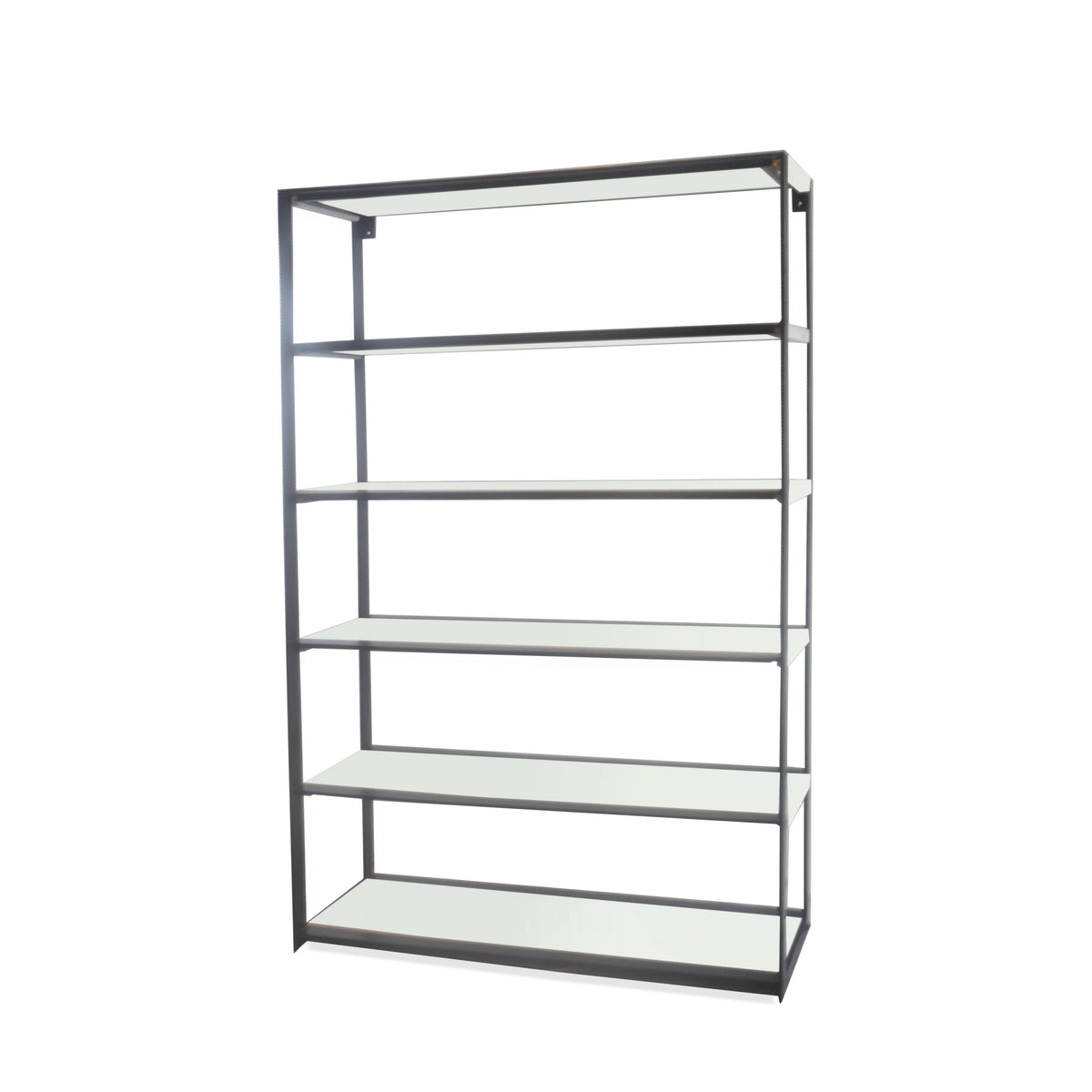 Hawthorn Black Scribed Bookshelf with White Marble from Ben Soleimani