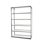 Hawthorn Black Scribed Bookshelf with White Marble from Ben Soleimani