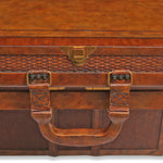 Maitland Smith Vintage Trunk Convertible Fold Out Writing Desk Designed by Provasi