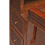 Maitland Smith Vintage Trunk Convertible Fold Out Writing Desk Designed by Provasi