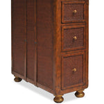 Maitland Smith Vintage Trunk Convertible Fold Out Writing Desk Designed by Provasi