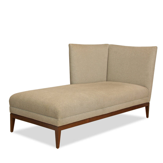 Interior Crafts NYC Lakeside Chaise Daybed with Maple Wood Legs in Francesca Finish