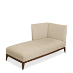 Interior Crafts NYC Lakeside Chaise Daybed with Maple Wood Legs in Francesca Finish