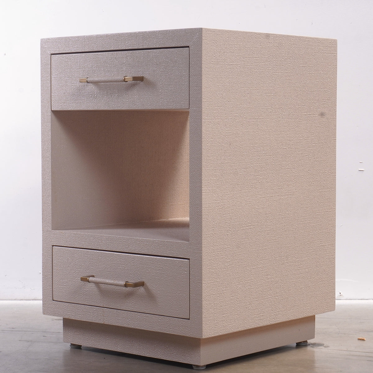 Interlude Home Taylor Small Bedside Chests, Pair of (New Condition)