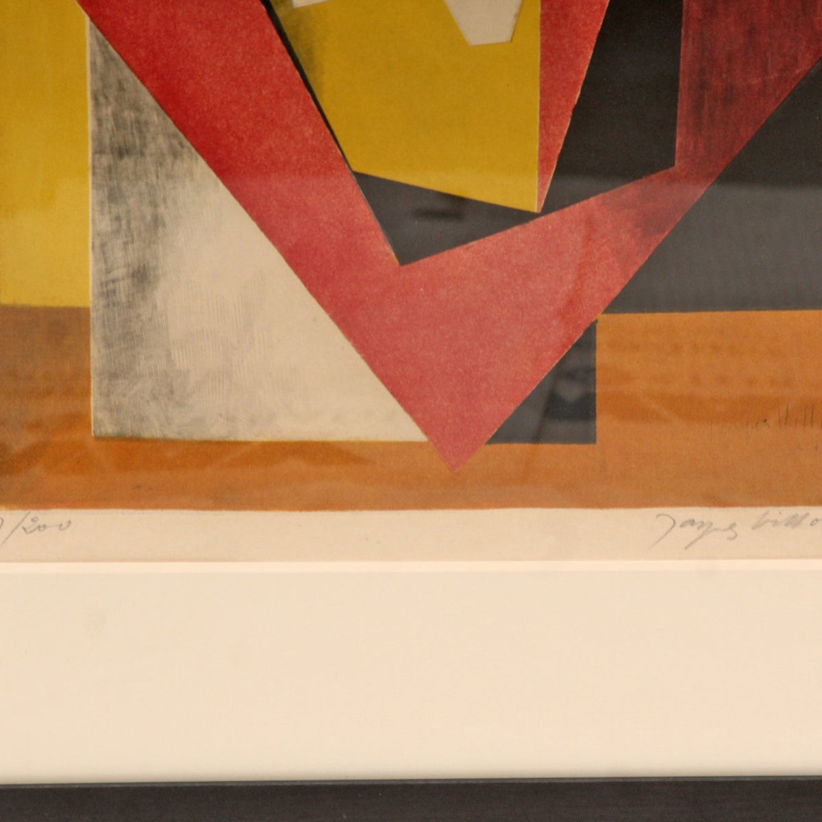 Jacques Villon Cubist Composition Aquatint Etching C1927