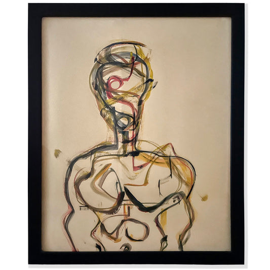 James Horner "Almost Taken Back",  Acrylic on Cardboard, 2005