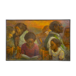 Jean Savage Abbott Waiting, 1982 Oil on Canvas Painting