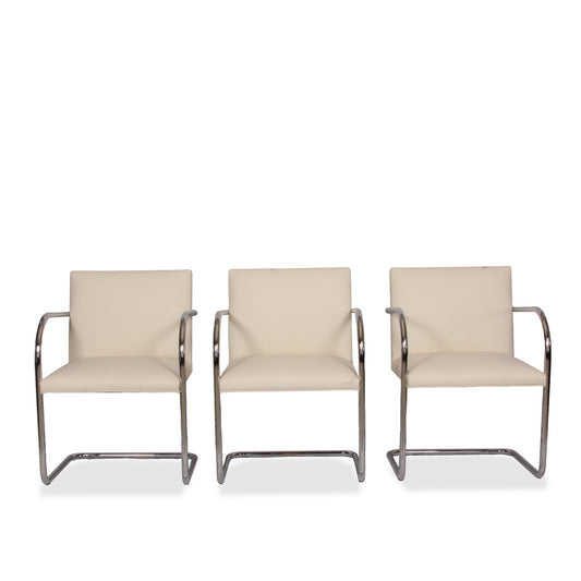 Knoll Mies Van Der Rohe Brno Chairs, Set of 3