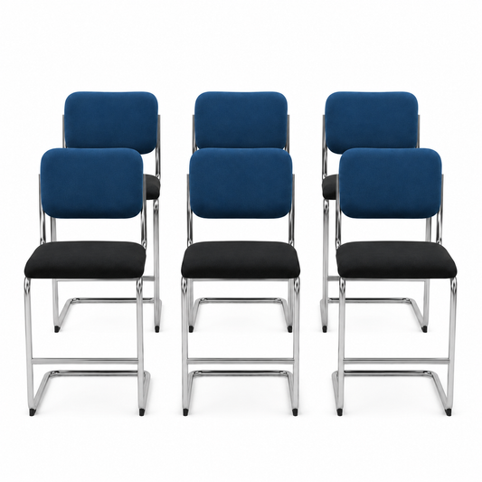 Knoll Cesca Fully Upholstered Counter Stool by Marcel Breuer - Set of 6 (Brand New- 49 Available)