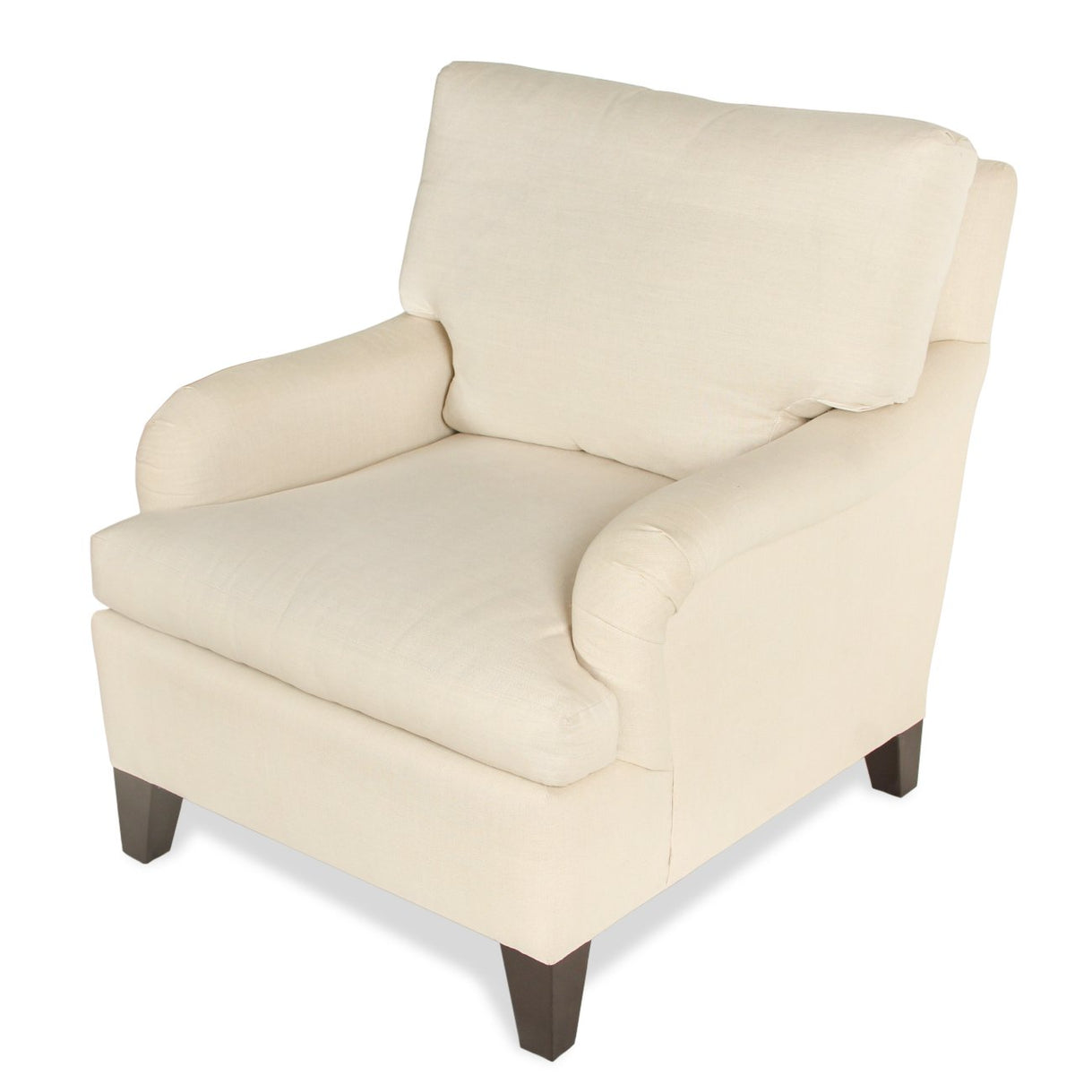 Mason-Art 7501N Lounge Chair Upholstered in Belgian Linen