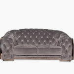 MASSIMO SILVER Loveseat by Roberto Grassie