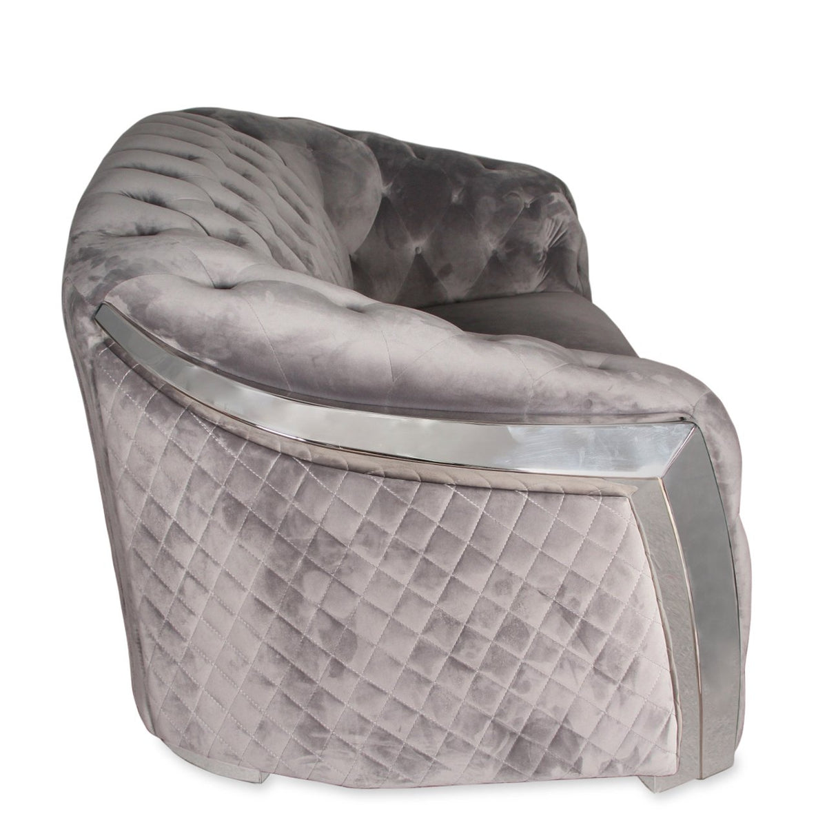 MASSIMO SILVER Loveseat by Roberto Grassie