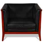 Maurice Villency Modern Leather Armchair