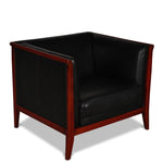 Maurice Villency Modern Leather Armchair