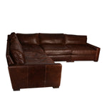 Maxwell Leather Right-arm Bench Seat L-Sectional Sofa from Restoration Hardware